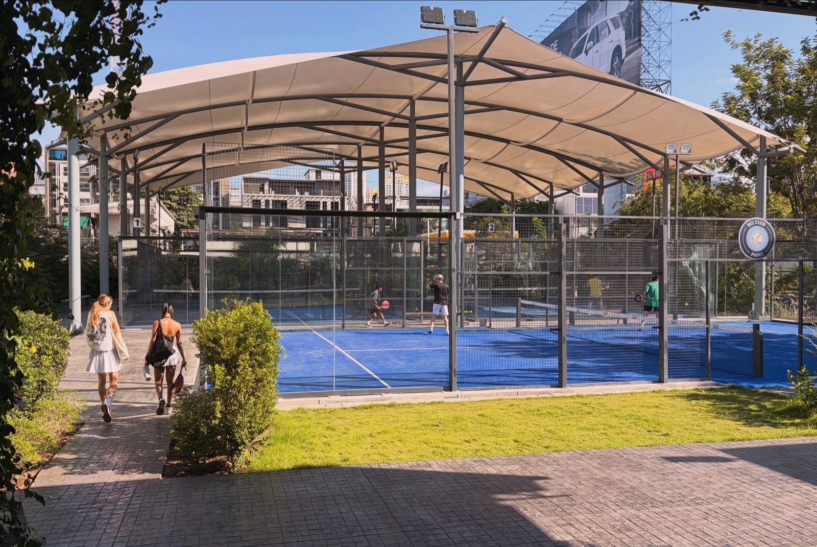 Padel courts in Bangkok built by Padel Partners Asia